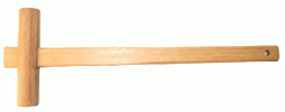 硬質木製ハンマー(S)　φ23*H105　カシ材